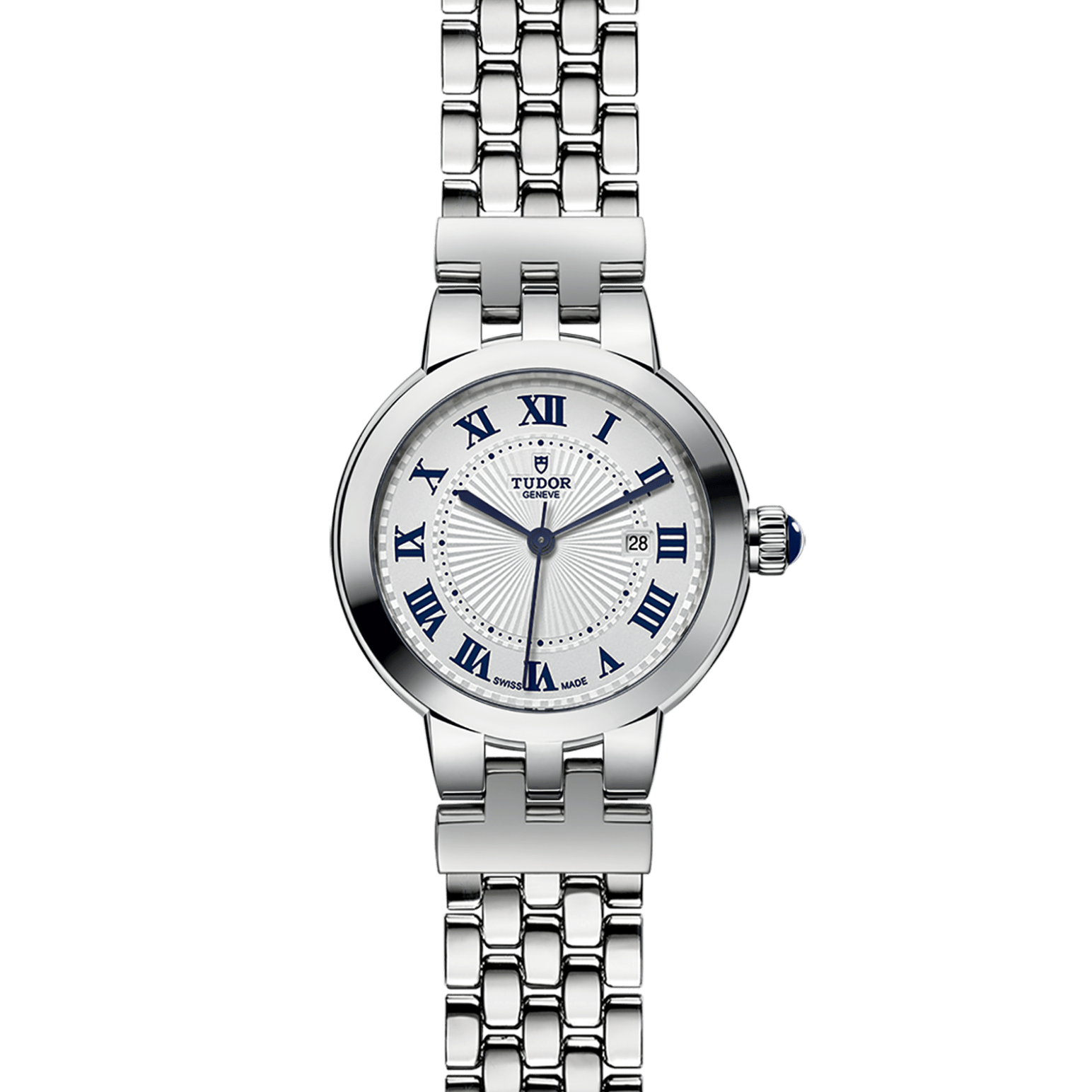 TUDOR Clair de Rose 30mm steel case with polished finish - M35500-0001 at Pons 1845
