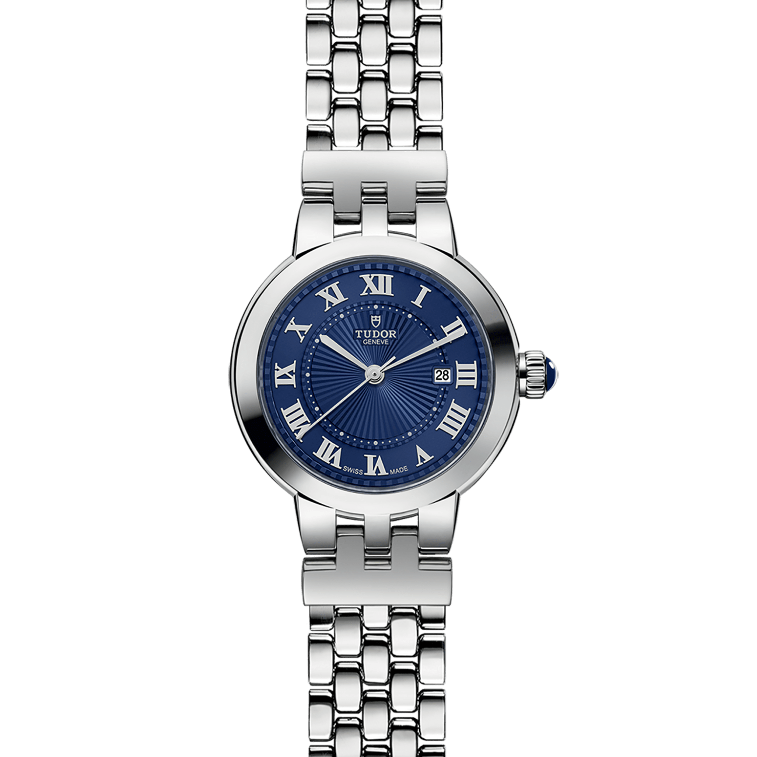 TUDOR Clair de Rose Caja de acero de 30 mm, acabado pulido - M35500-0009 en Pons 1845
