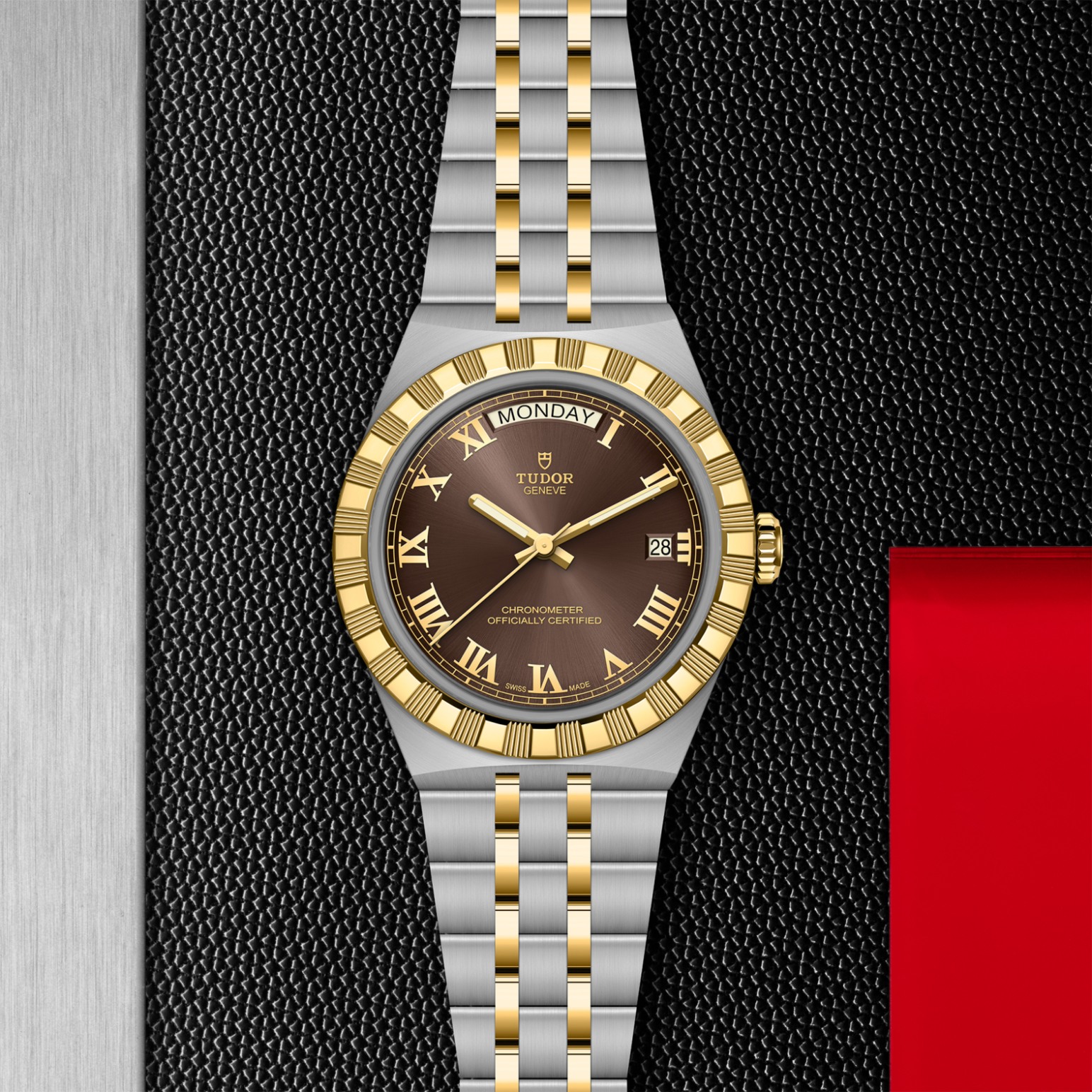 TUDOR TUDOR Royal 40mm stainless steel and yellow gold case, with polished and satin finish - M2840D1A3-0001 at Pons 1845