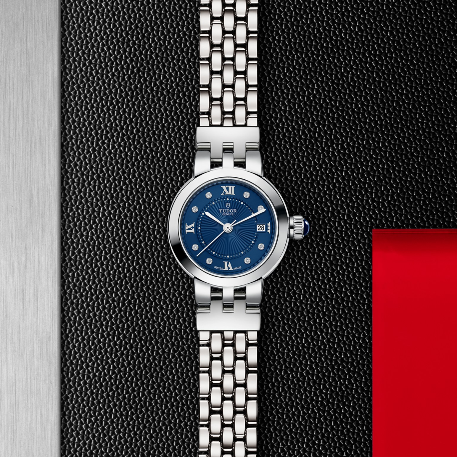 TUDOR Clair de Rose Caja de acero de 26 ‏mm, acabado pulido - M35200-0010 en Pons 1845