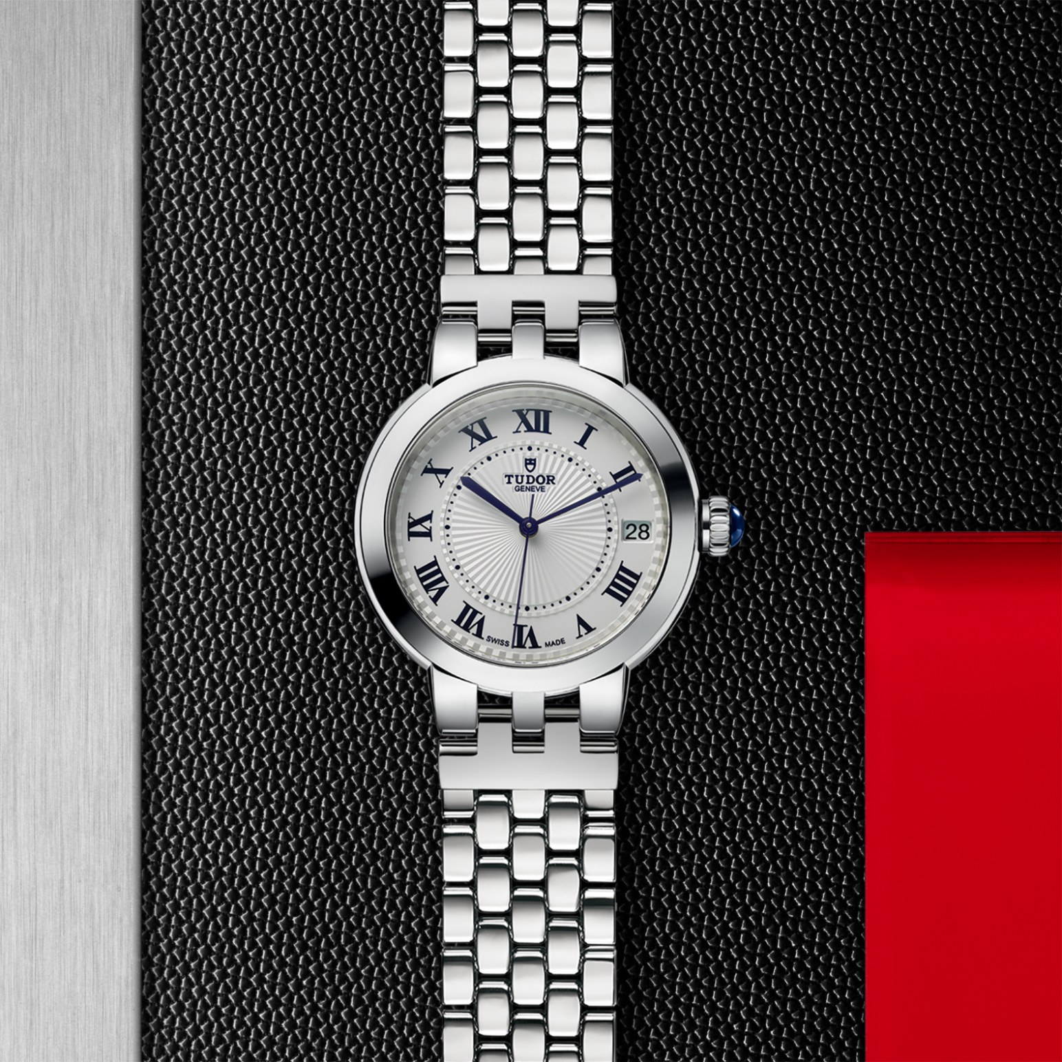 TUDOR Clair de Rose 34mm steel case with polished finish - M35800-0001 at Pons 1845