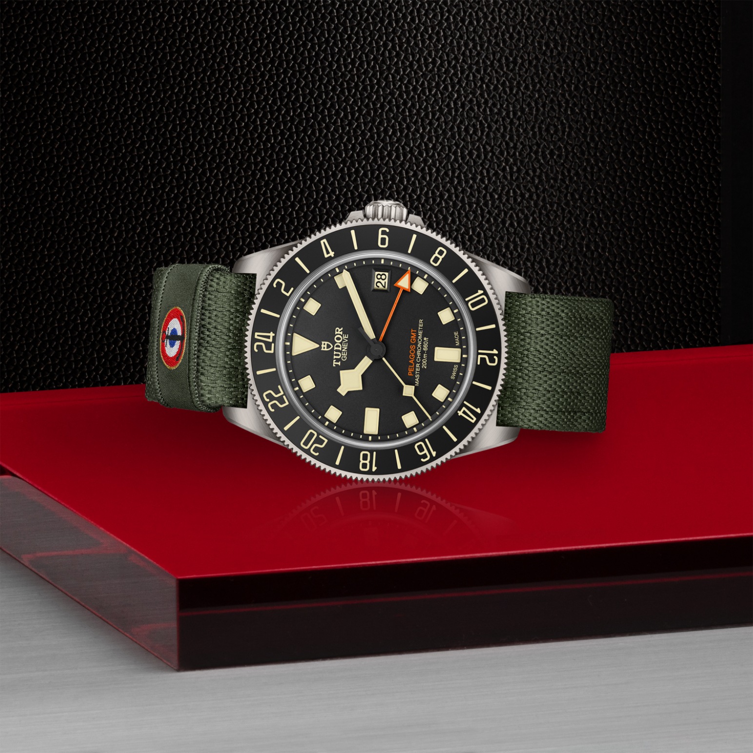 TUDOR Pelagos FXD GMT Caja de titanio de 42 mm, acabado satinado, barras de correa fijas - M2542G267NU-0002 en Pons 1845