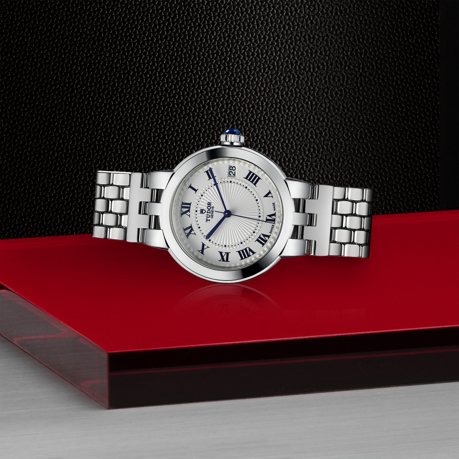 TUDOR Clair de Rose 34mm steel case with polished finish - M35800-0001 at Pons 1845