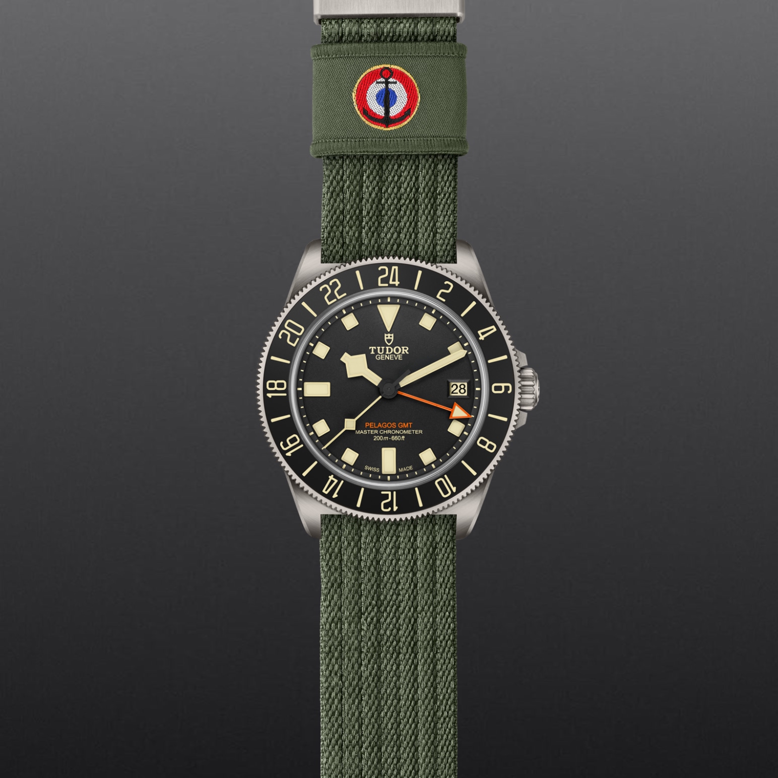 TUDOR Pelagos FXD GMT Caja de titanio de 42 mm, acabado satinado, barras de correa fijas - M2542G267NU-0002 en Pons 1845