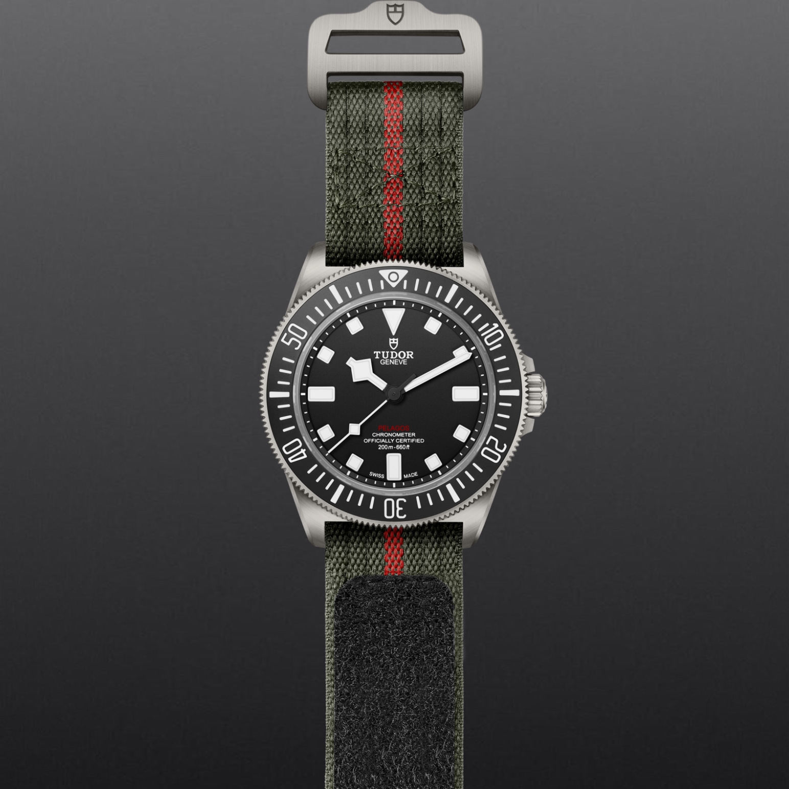TUDOR Pelagos FXD Titanium case, 42mm in diameter, 12.75mm thick, 52mm from lug to lug, satin-brushed finish Fixed bracelet bars Steel case back - M25717N-0001 at Pons 1845