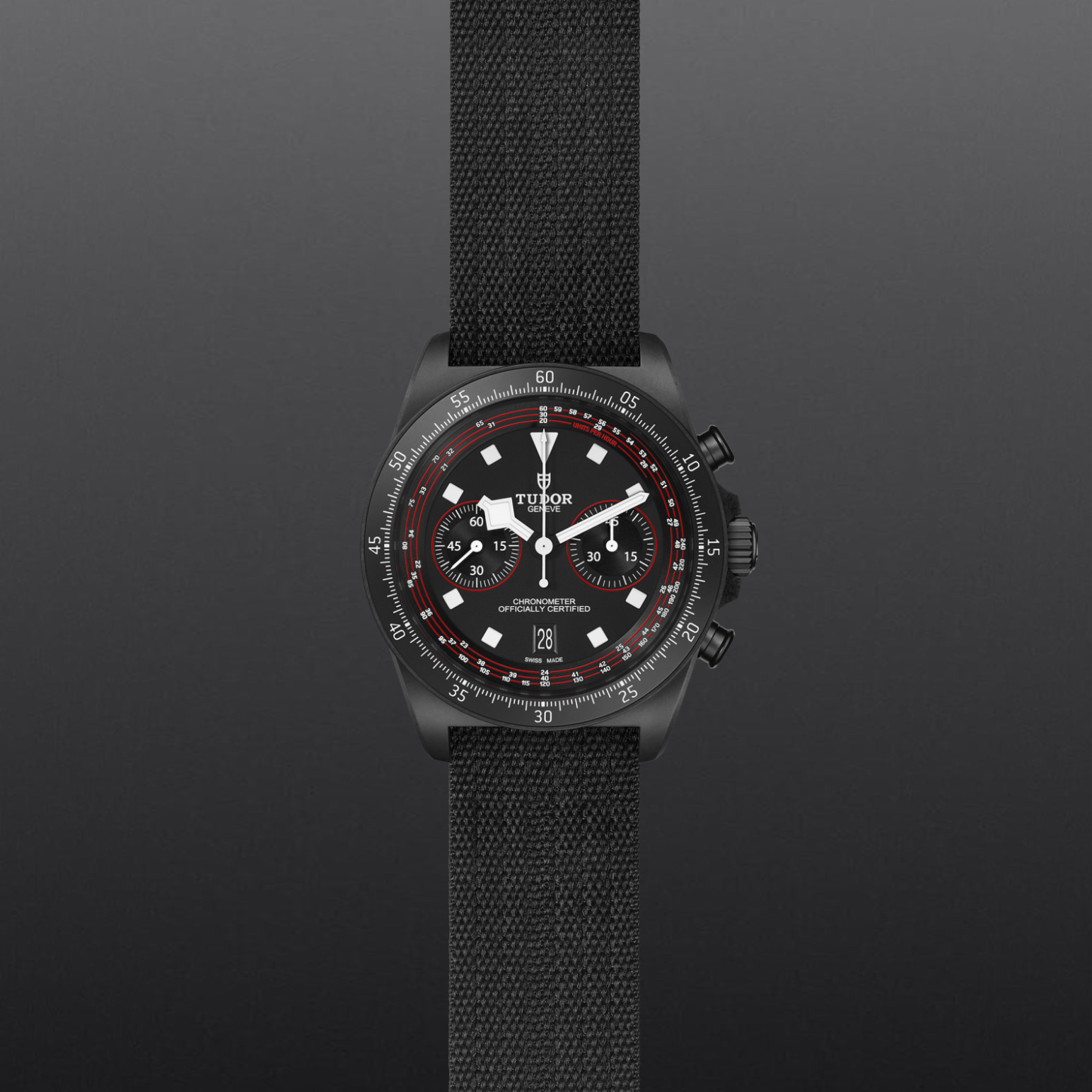 TUDOR Pelagos FXD Chrono 43mm black carbon composite case with matt finish - M25827KN-0001 at Pons 1845