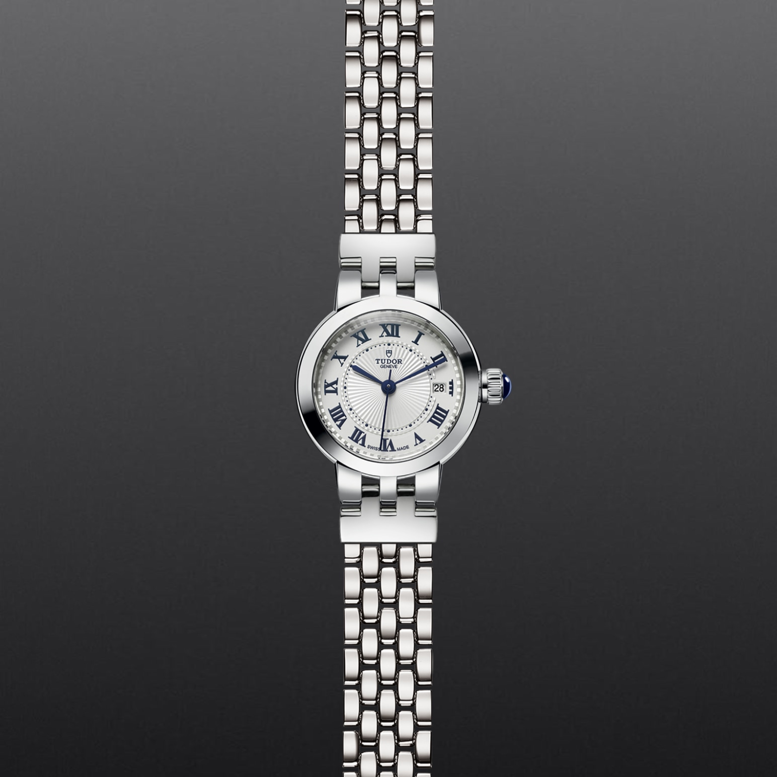 TUDOR Clair de Rose 26mm steel case with polished finish - M35200-0001 at Pons 1845