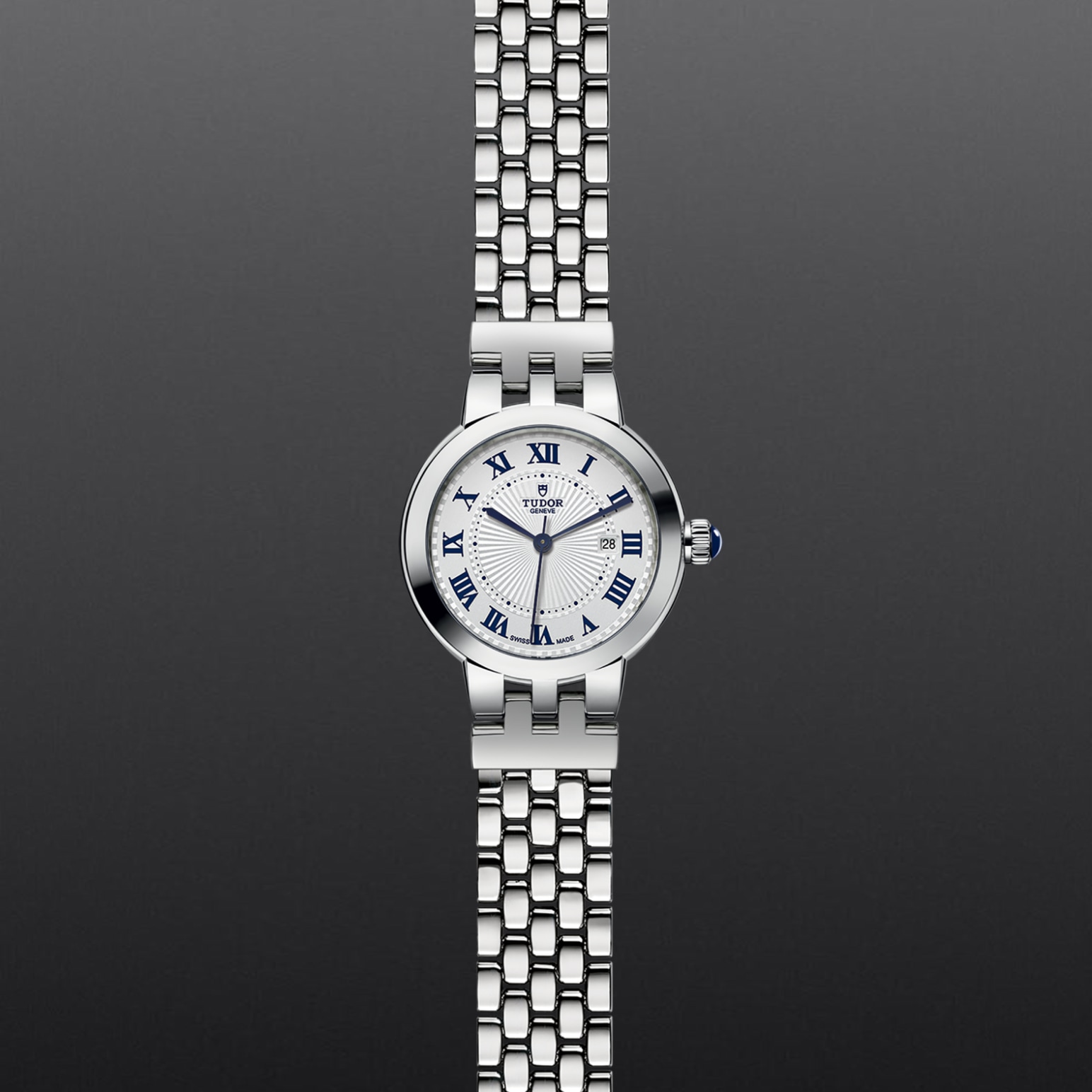TUDOR Clair de Rose 30mm steel case with polished finish - M35500-0001 at Pons 1845