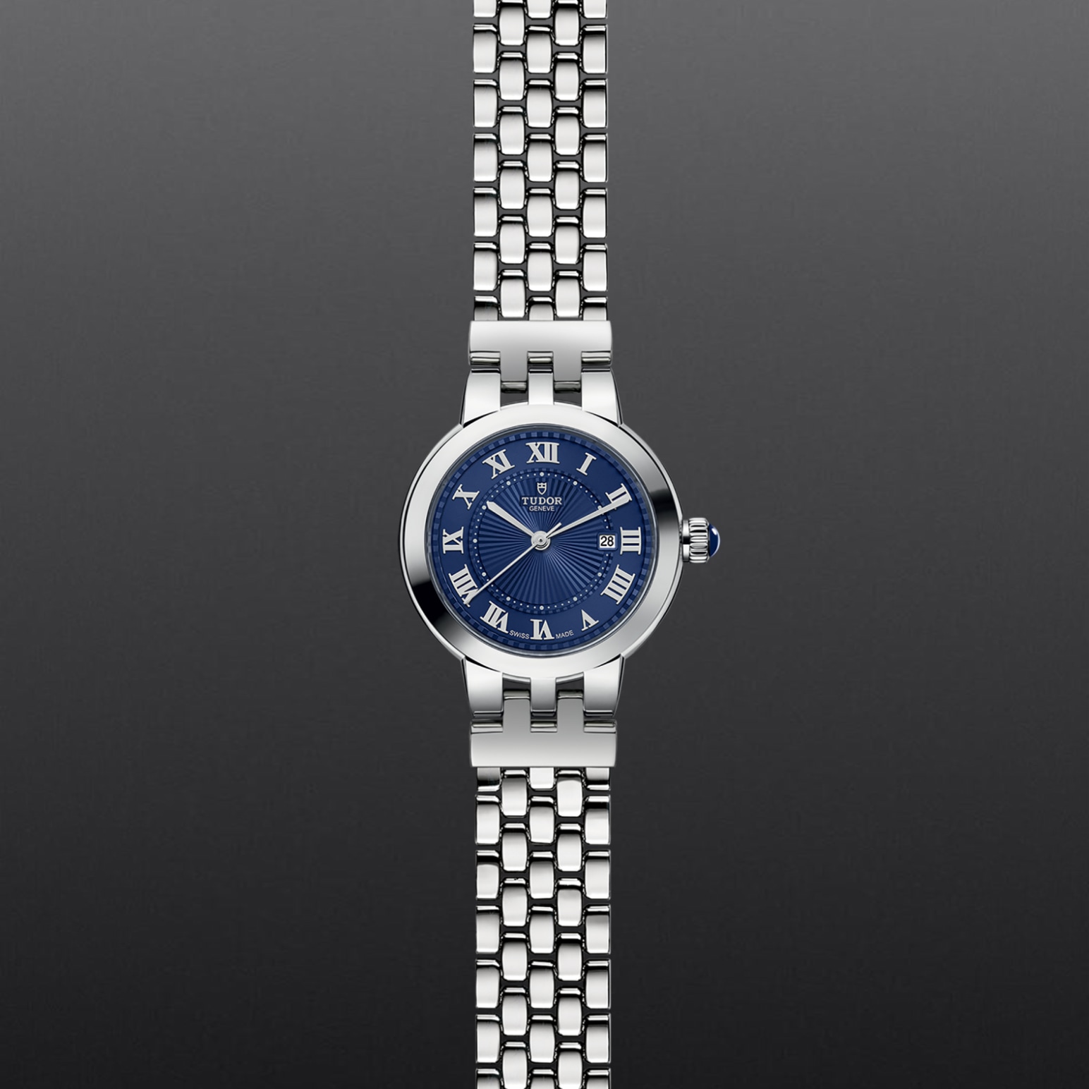 TUDOR Clair de Rose Caja de acero de 30 mm, acabado pulido - M35500-0009 en Pons 1845