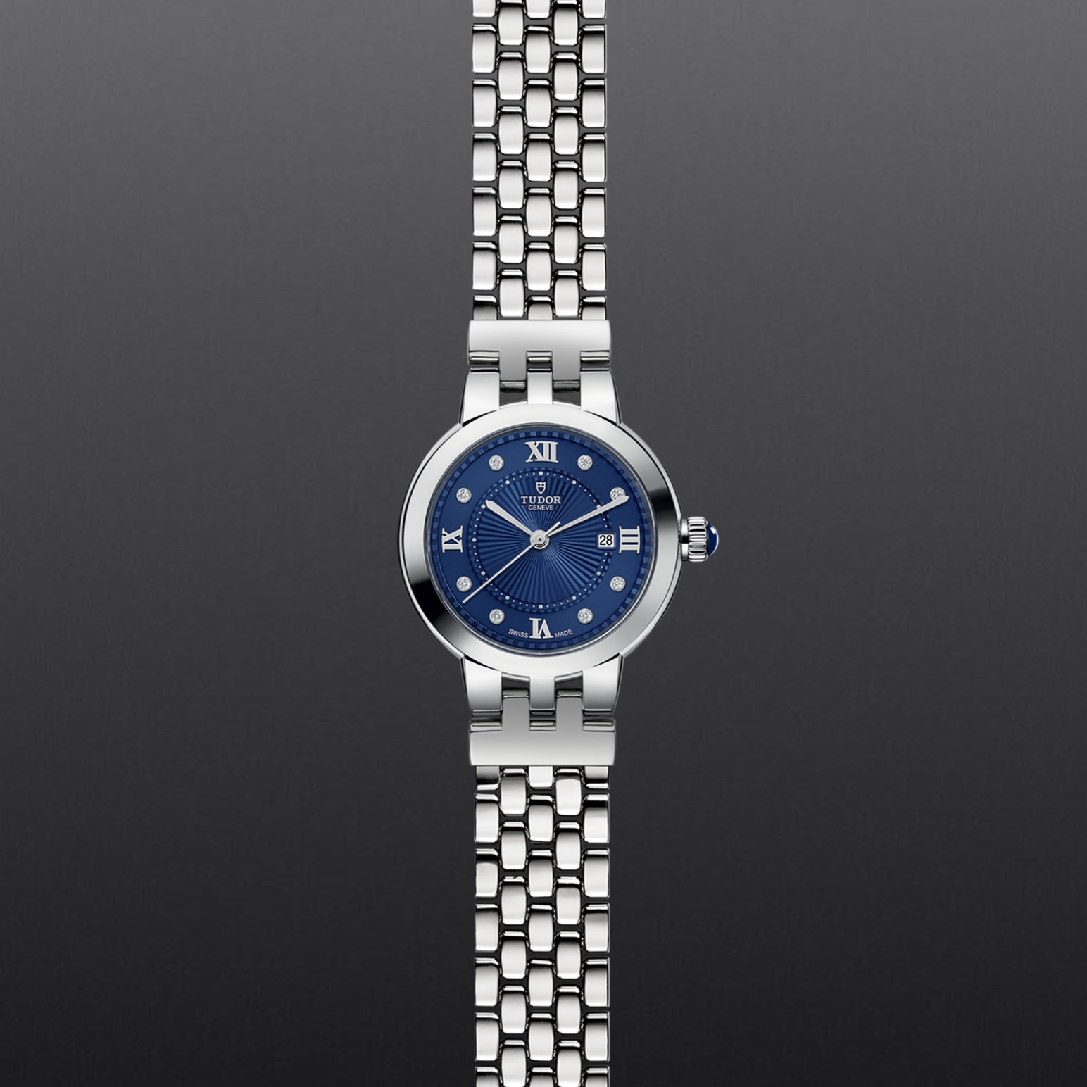 TUDOR Clair de Rose Caja de acero de 30 mm, acabado pulido-  M35500-0010 en Pons 1845