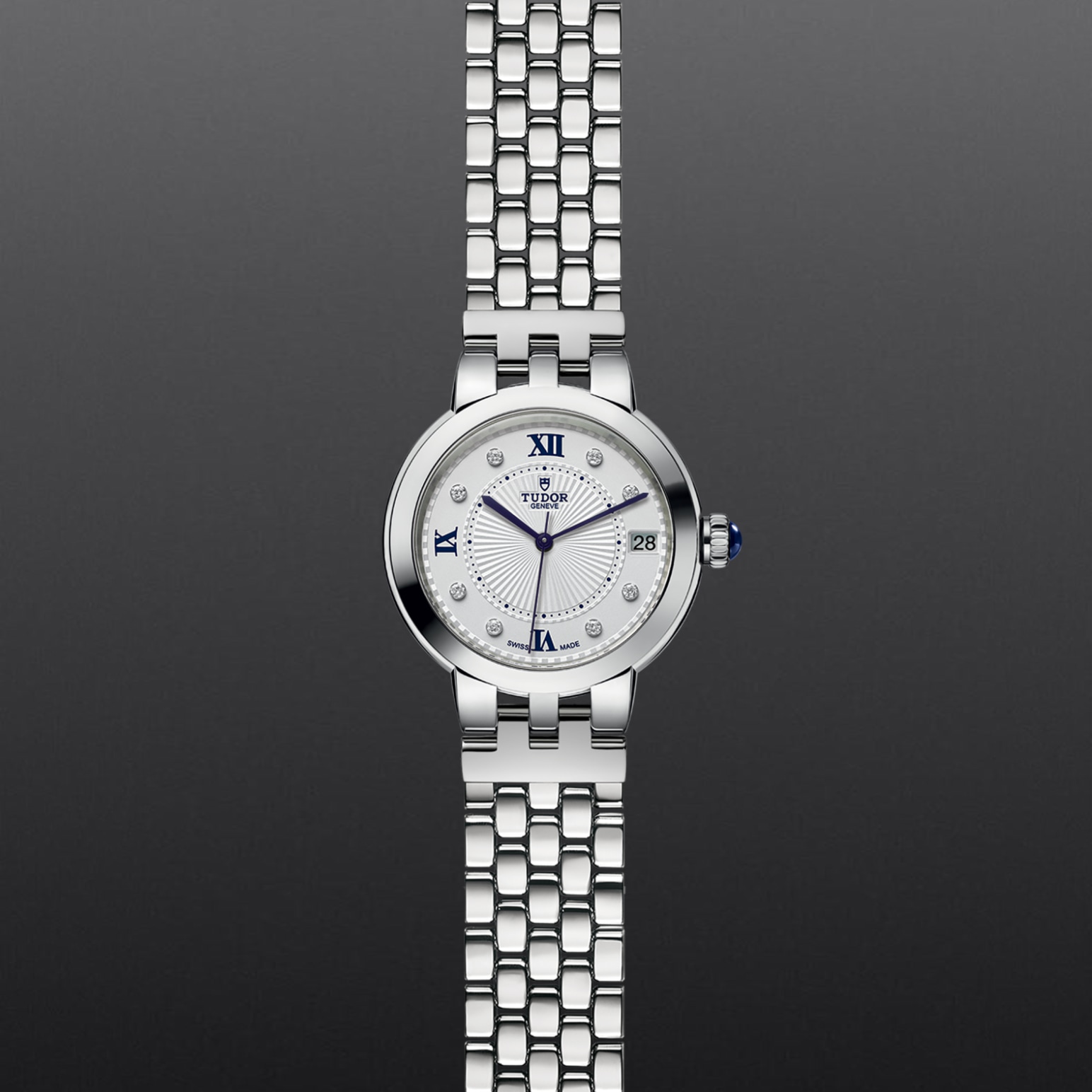 TUDOR Clair de Rose 34mm steel case with polished finish - M35800-0004 at Pons 1845