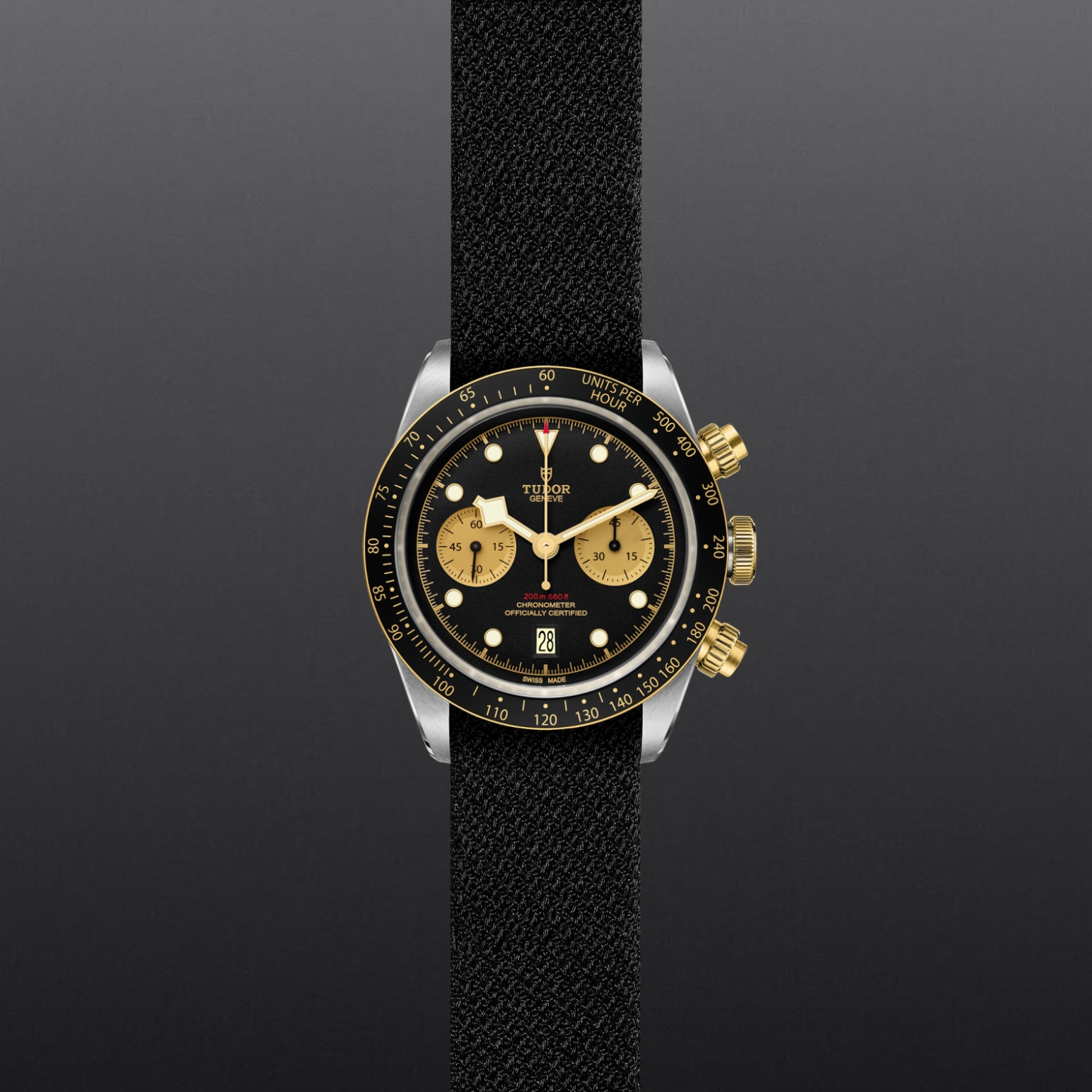 TUDOR Black Bay Chrono S&G 41mm steel case with polished and satin finish - M79363N-0003 at Pons 1845