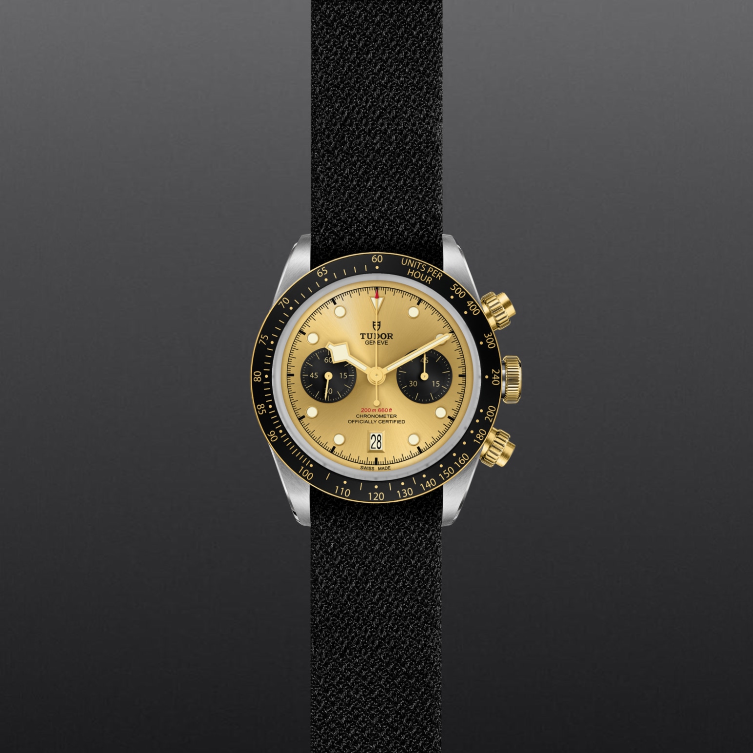 TUDOR Black Bay Chrono S&G 41mm steel case with polished and satin finish - M79363N-0006 at Pons 1845