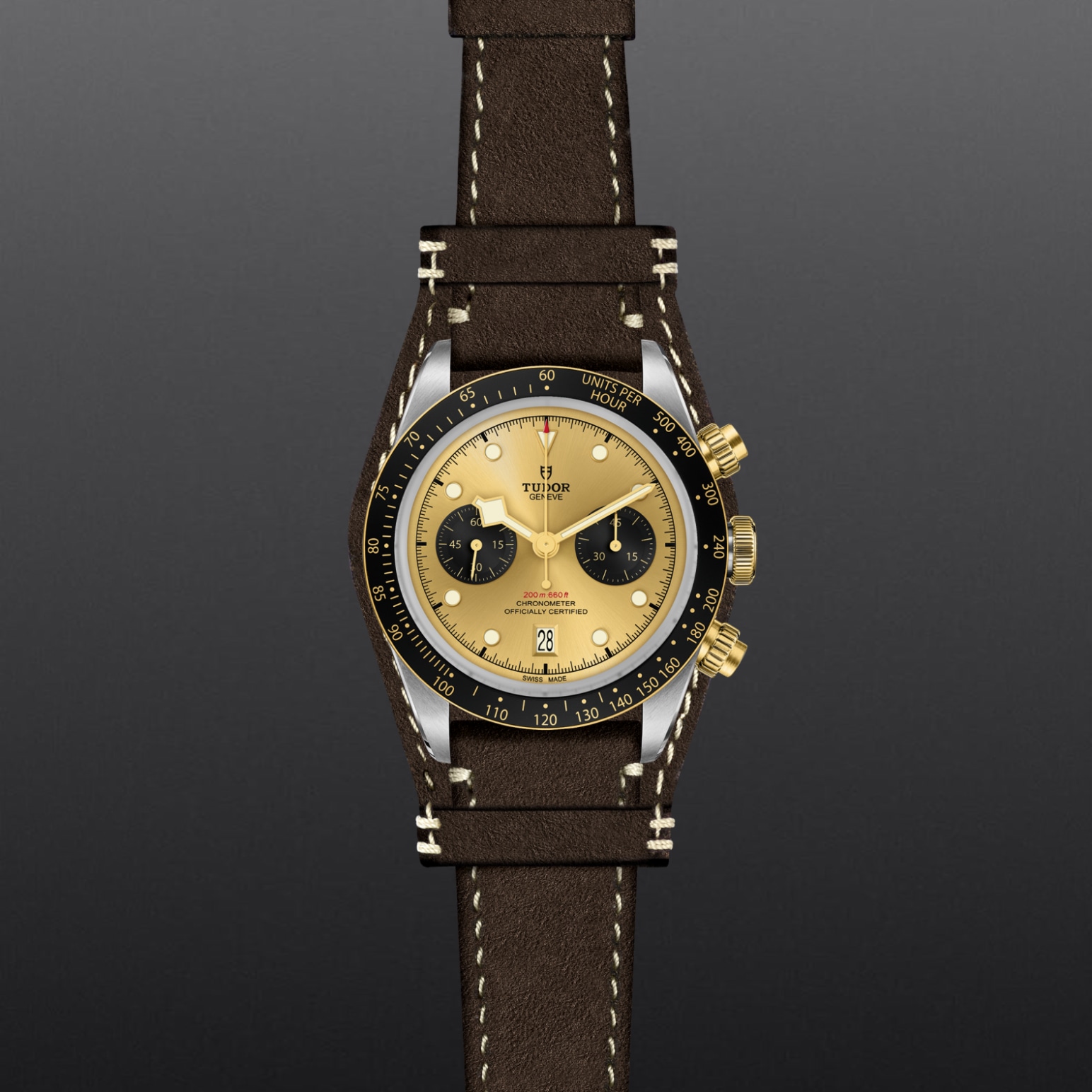 TUDOR Black Bay Chrono S&G 41mm steel case with polished and satin finish - M79363N-0008 at Pons 1845