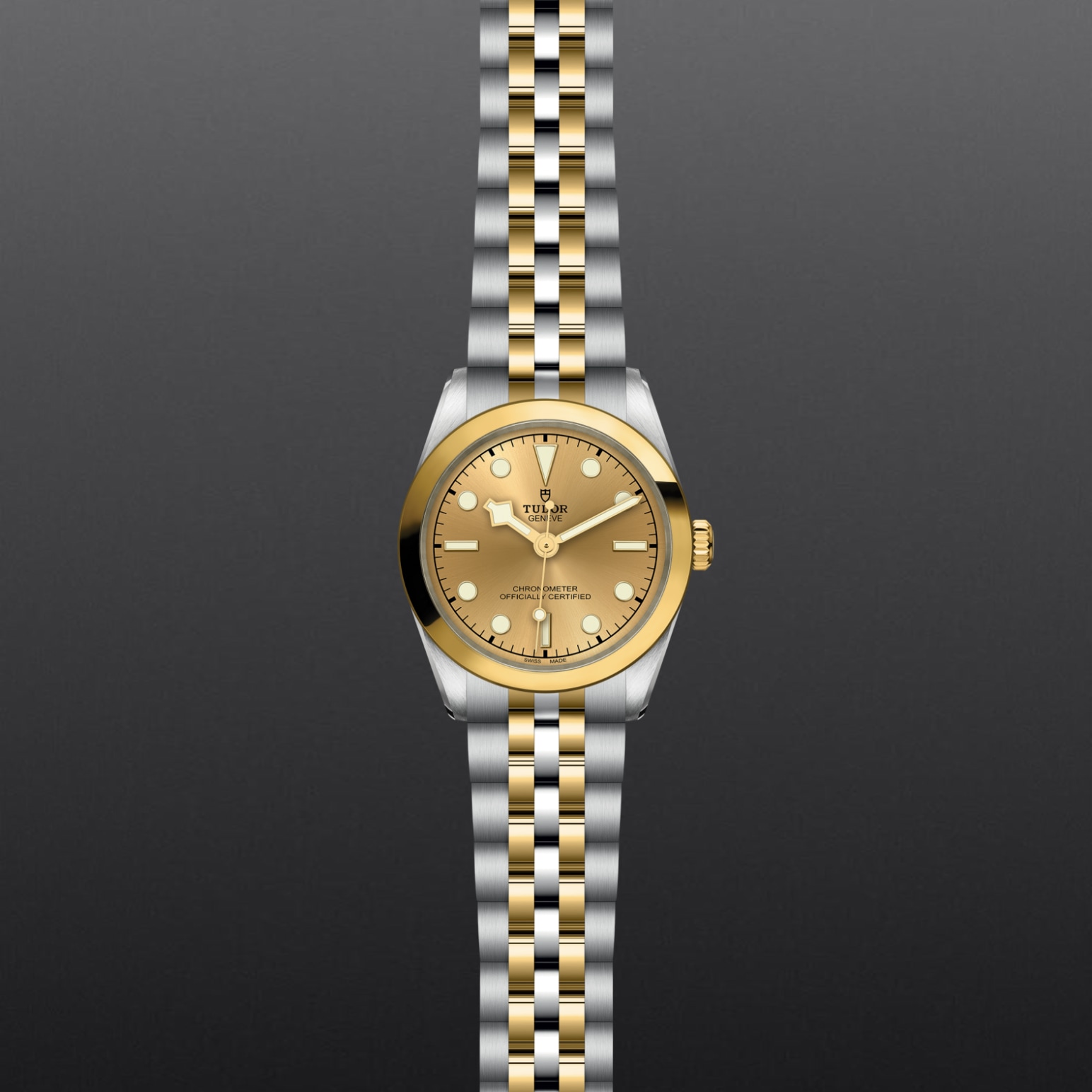 TUDOR Black Bay One 31 S&G 31mm steel case with polished and satin finish- M79603-0005 at Pons 1845