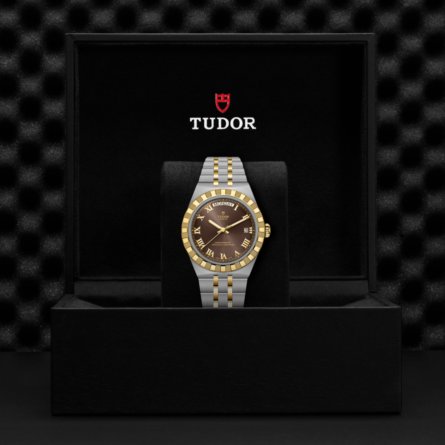 TUDOR TUDOR Royal 40mm stainless steel and yellow gold case, with polished and satin finish - M2840D1A3-0001 at Pons 1845