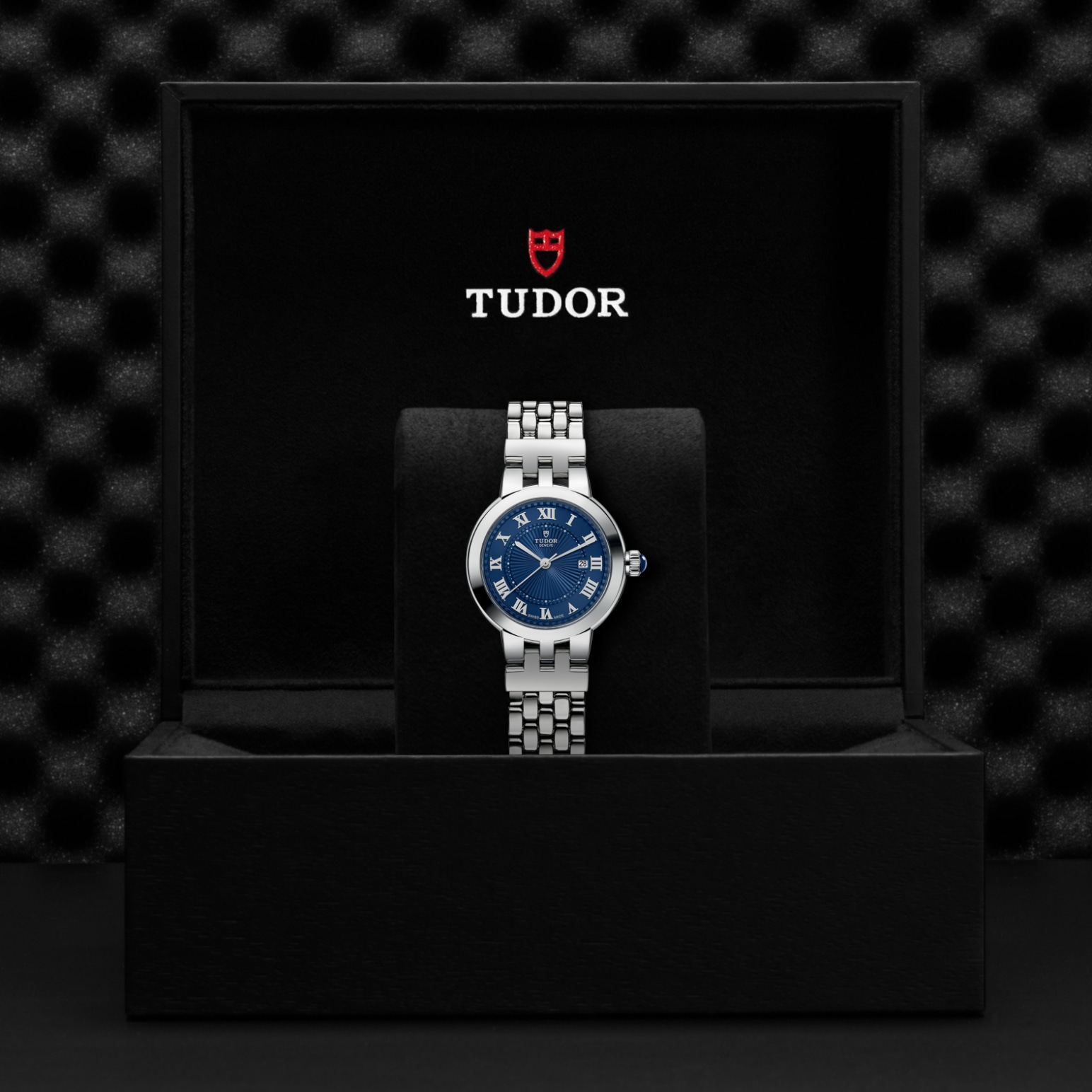 TUDOR Clair de Rose Caja de acero de 30 mm, acabado pulido - M35500-0009 en Pons 1845