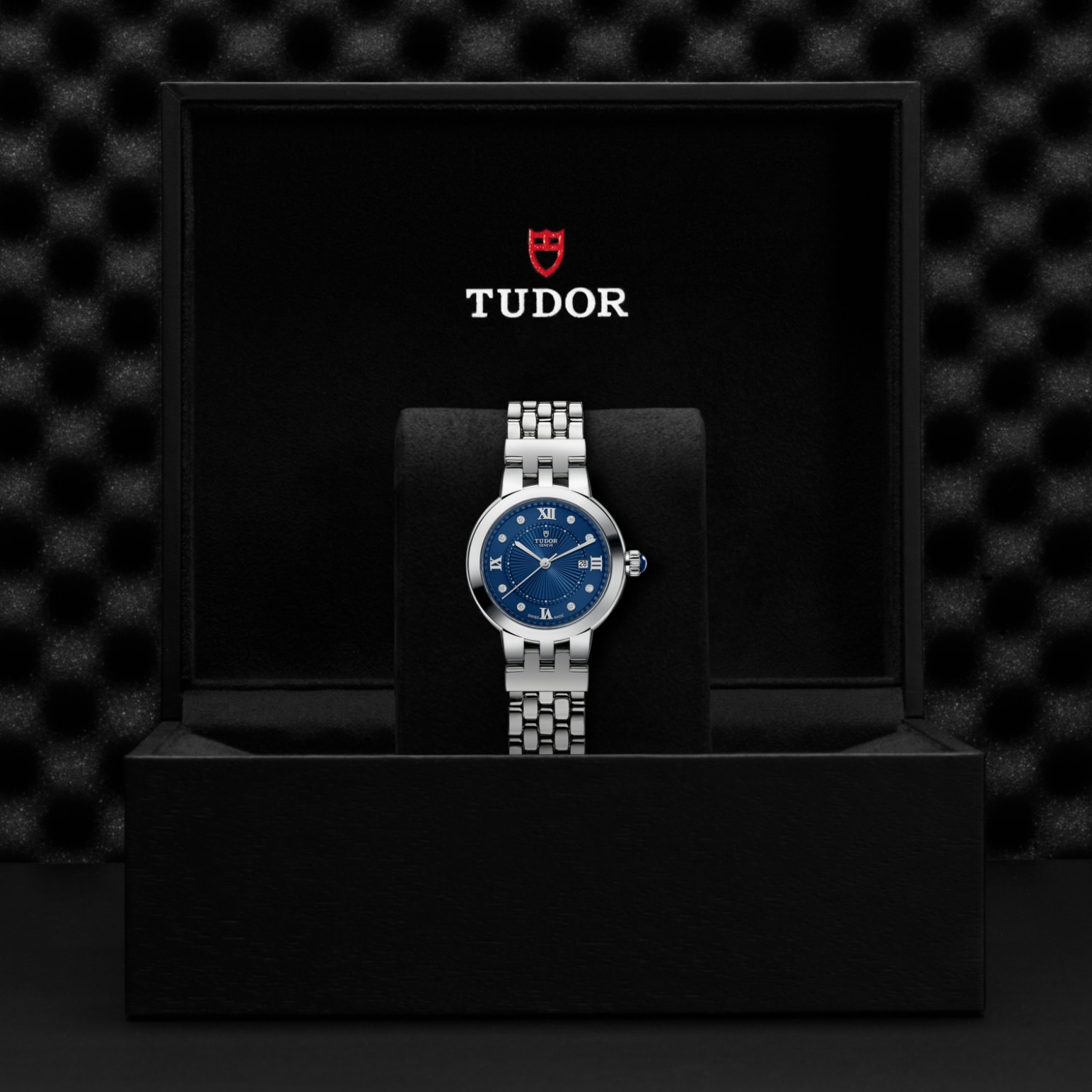 TUDOR Clair de Rose Caja de acero de 30 mm, acabado pulido-  M35500-0010 en Pons 1845