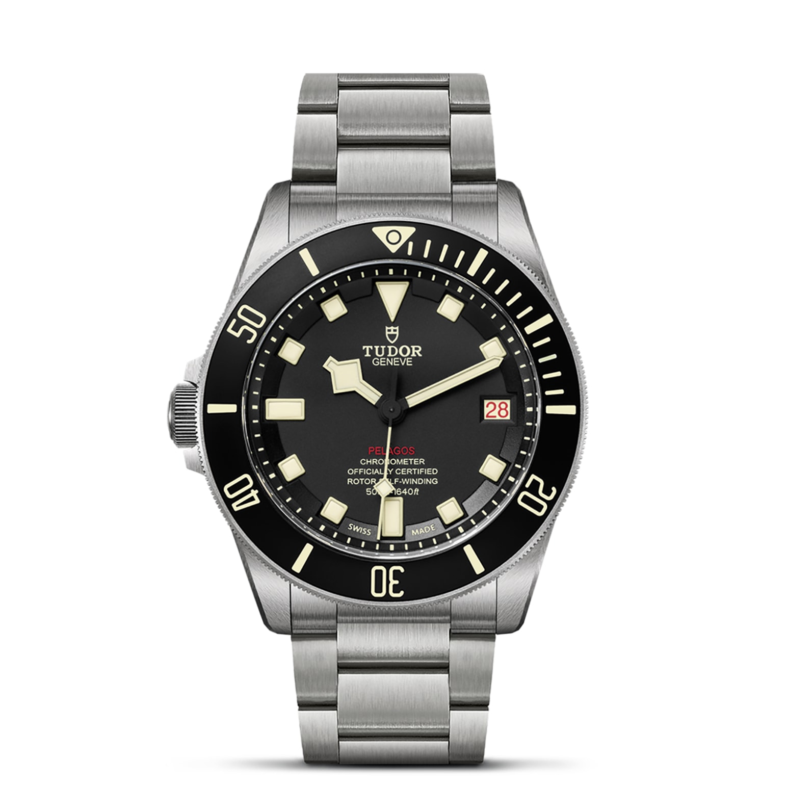 TUDOR Pelagos LHD 42mm titanium and steel case with satin finish Numbered steel case back - M25610TNL-0001 at Pons 1845
