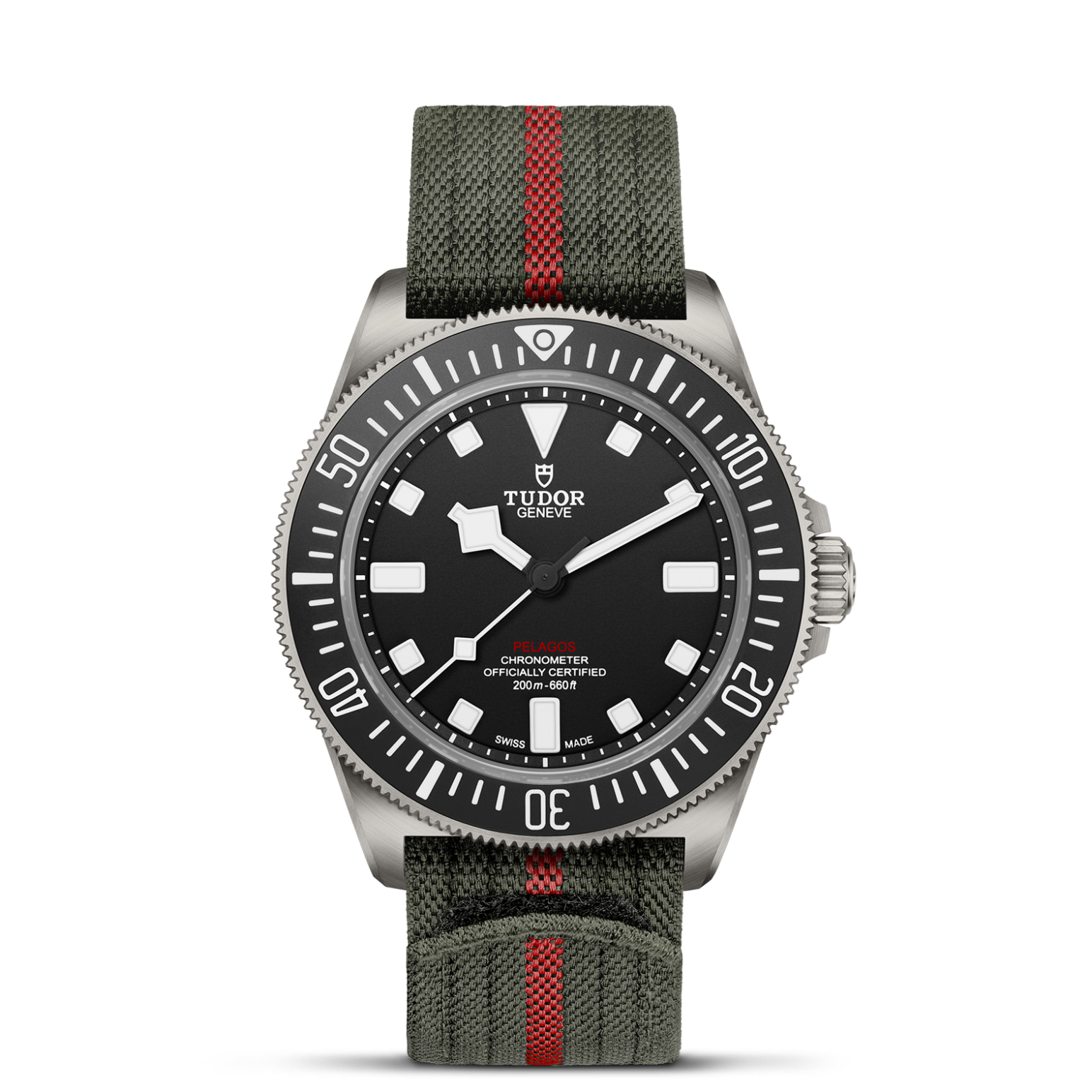 TUDOR Pelagos FXD Titanium case, 42mm in diameter, 12.75mm thick, 52mm from lug to lug, satin-brushed finish Fixed bracelet bars Steel case back - M25717N-0001 at Pons 1845