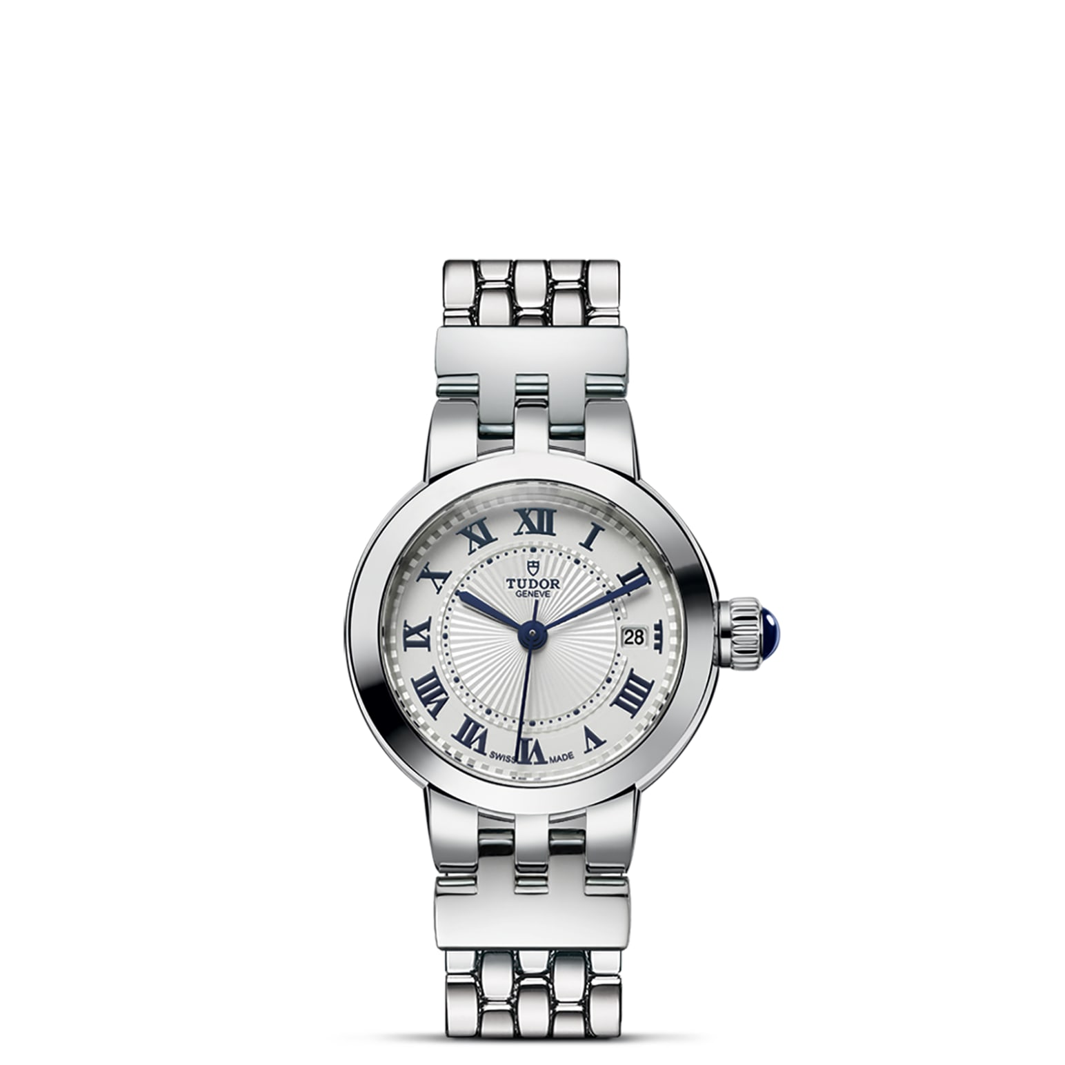 TUDOR Clair de Rose 26mm steel case with polished finish - M35200-0001 at Pons 1845