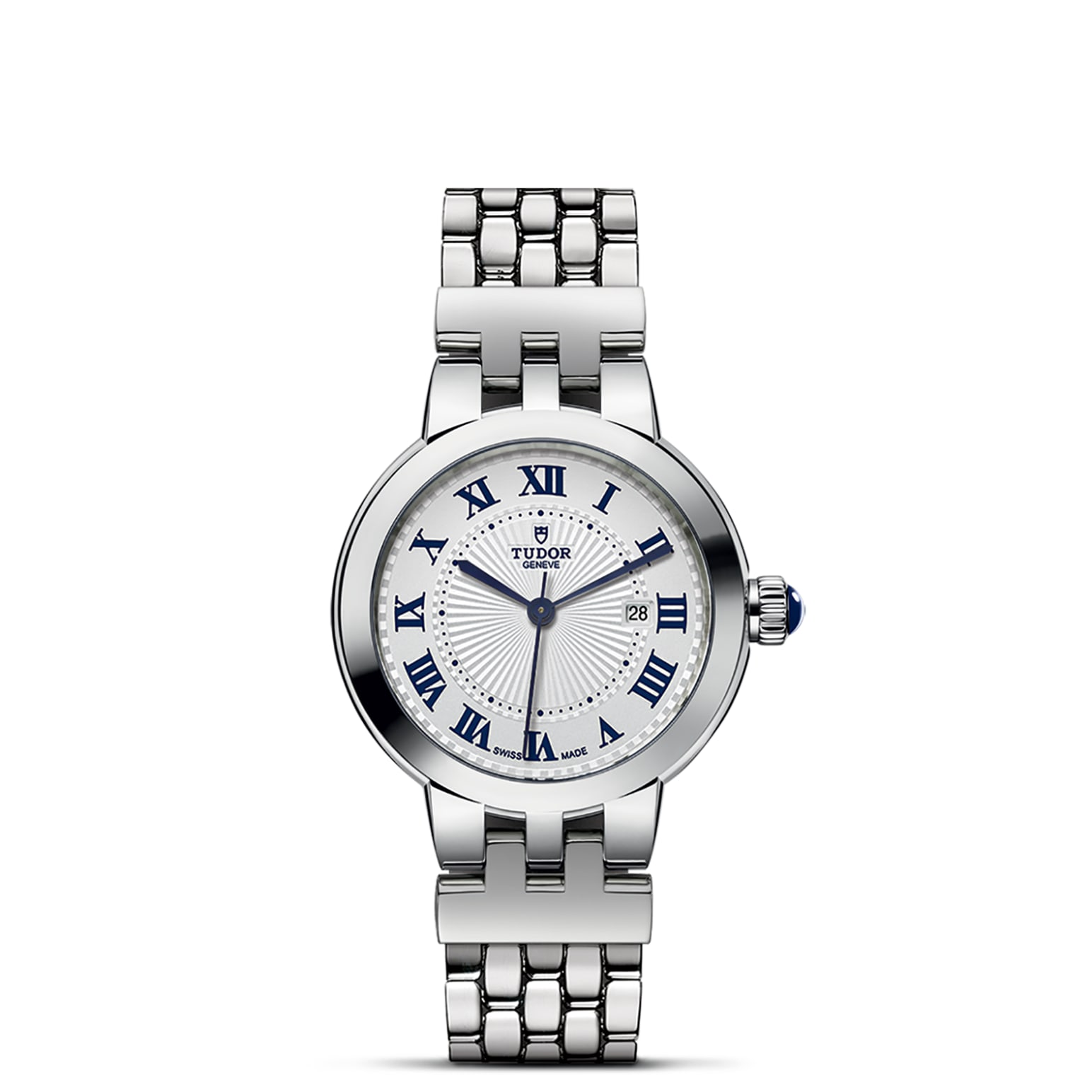 TUDOR Clair de Rose 30mm steel case with polished finish - M35500-0001 at Pons 1845
