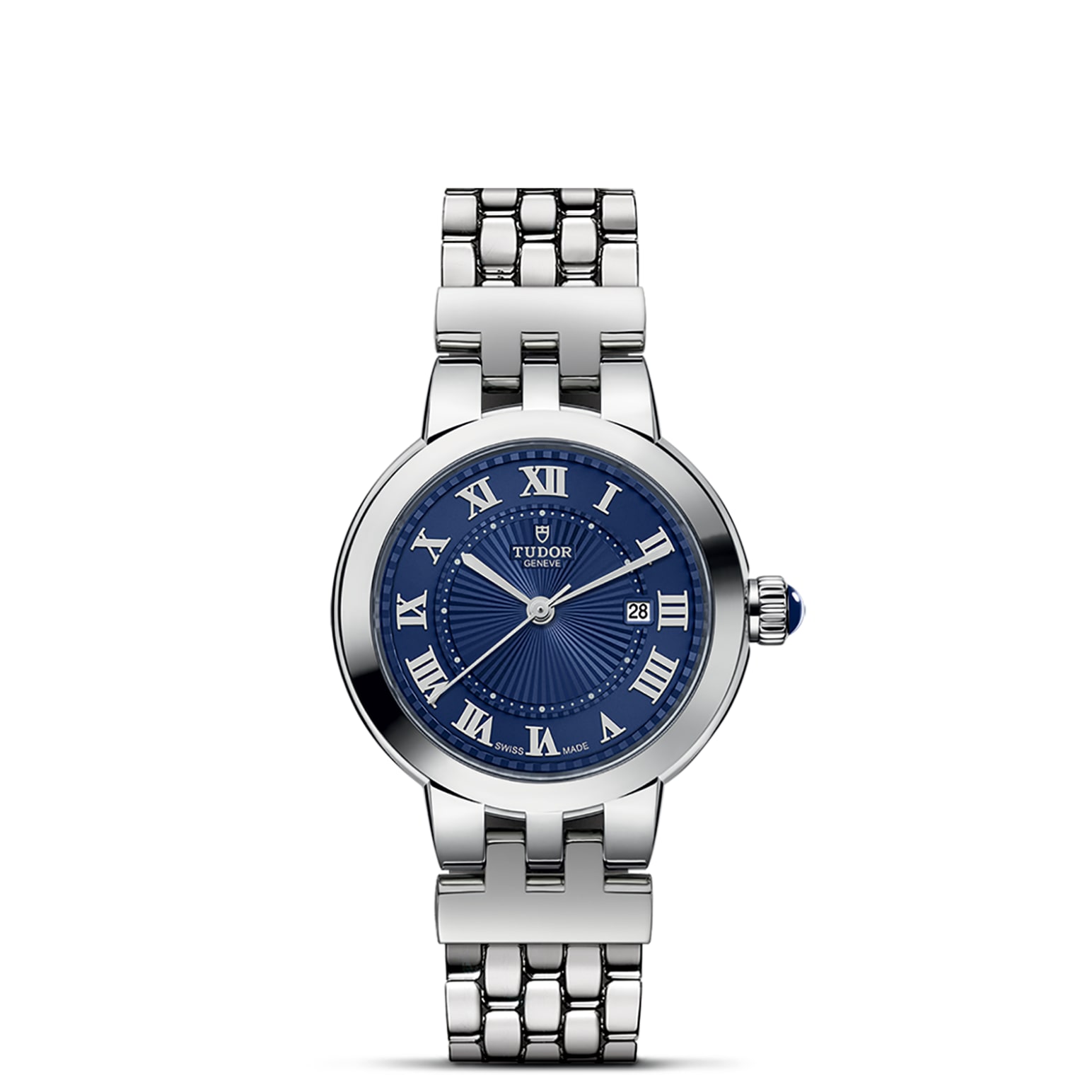 TUDOR Clair de Rose Caja de acero de 30 mm, acabado pulido - M35500-0009 en Pons 1845