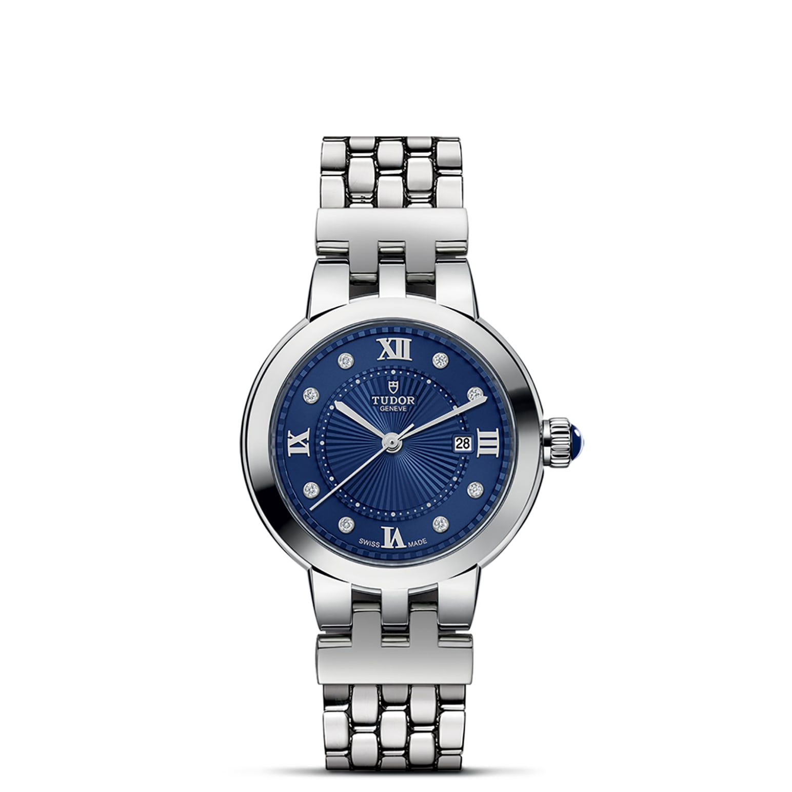 TUDOR Clair de Rose Caja de acero de 30 mm, acabado pulido-  M35500-0010 en Pons 1845