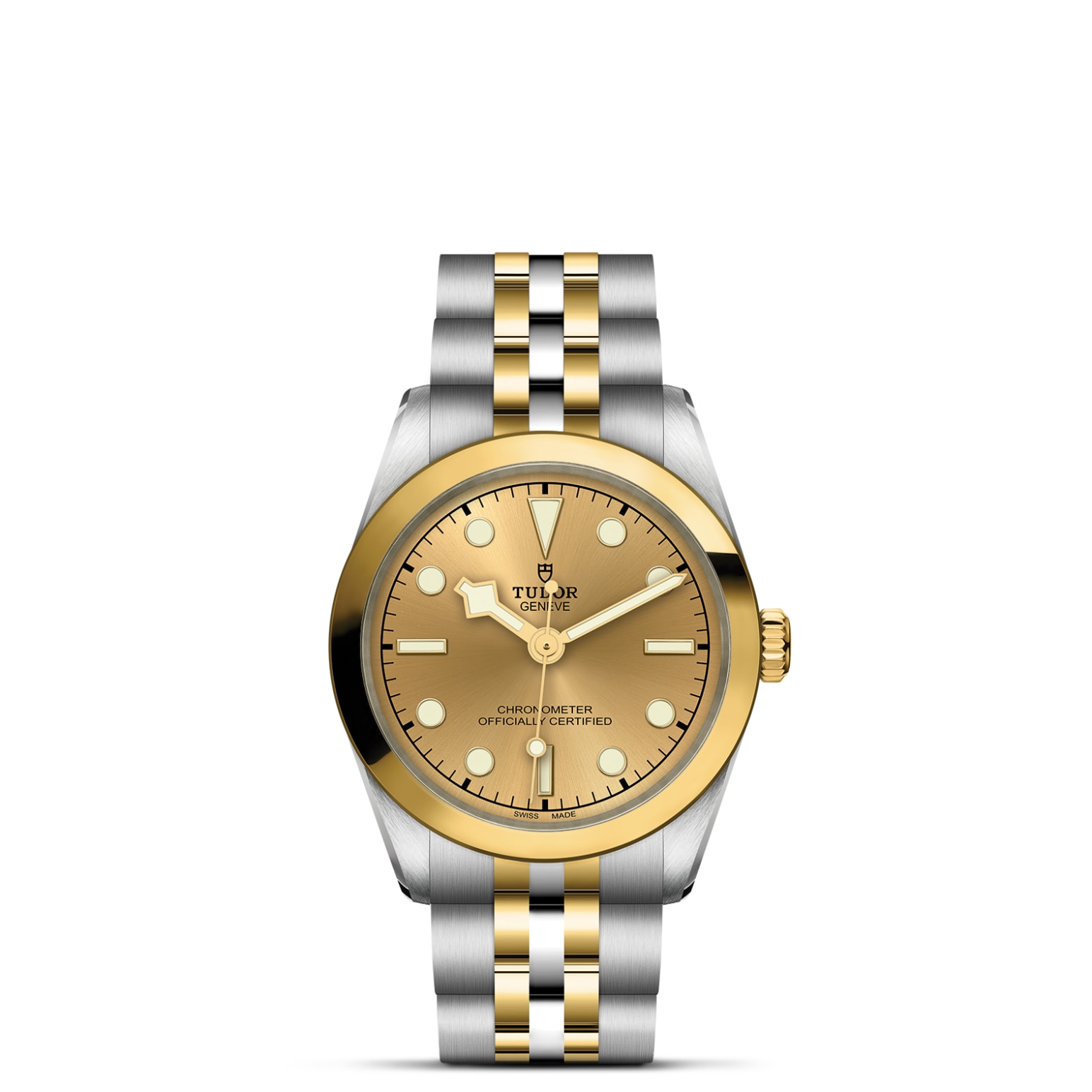 TUDOR Black Bay One 31 S&G 31mm steel case with polished and satin finish- M79603-0005 at Pons 1845