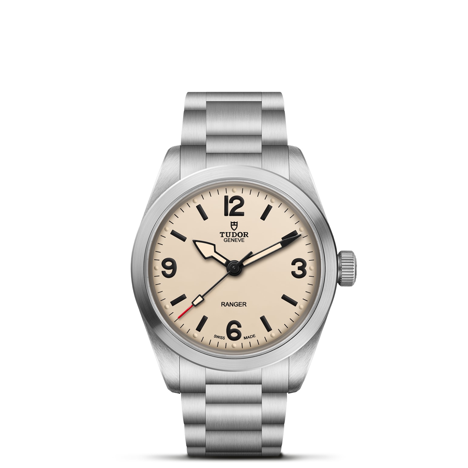 TUDOR Ranger Caja de acero de 36 mm, acabado satinado - M79930-0007 en Pons 1845