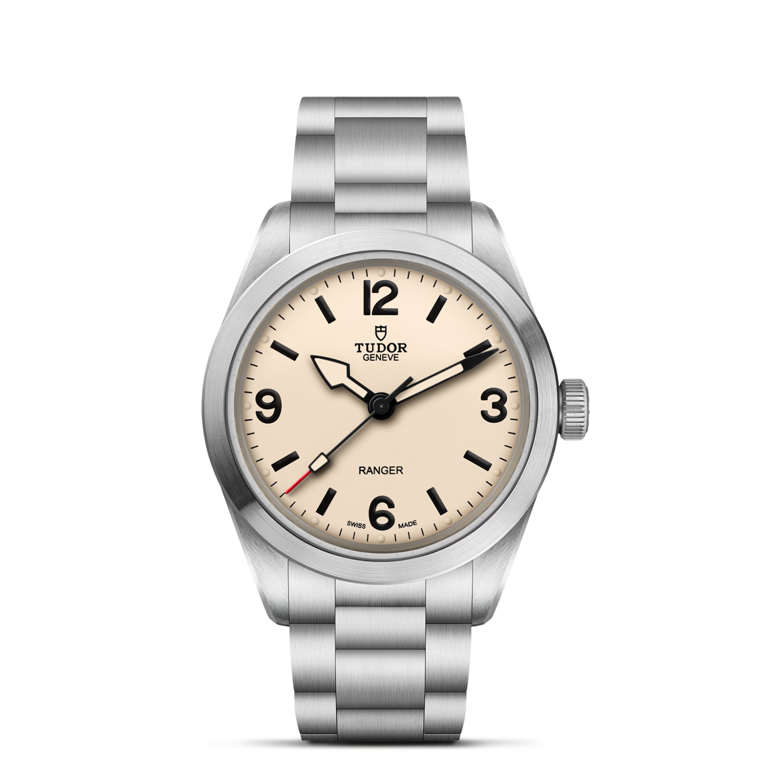 TUDOR Ranger Caja de acero de 39 mm, acabado satinado - M79950-0008 en Pons 1845